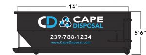 Cape Disposal 15 Yard Dumpster